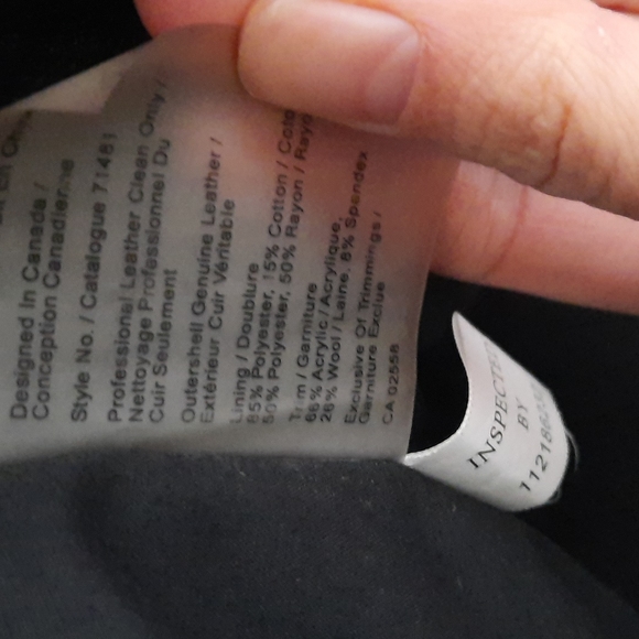 Genuine Leather Danier Moto Jacket - Picture 3 of 5